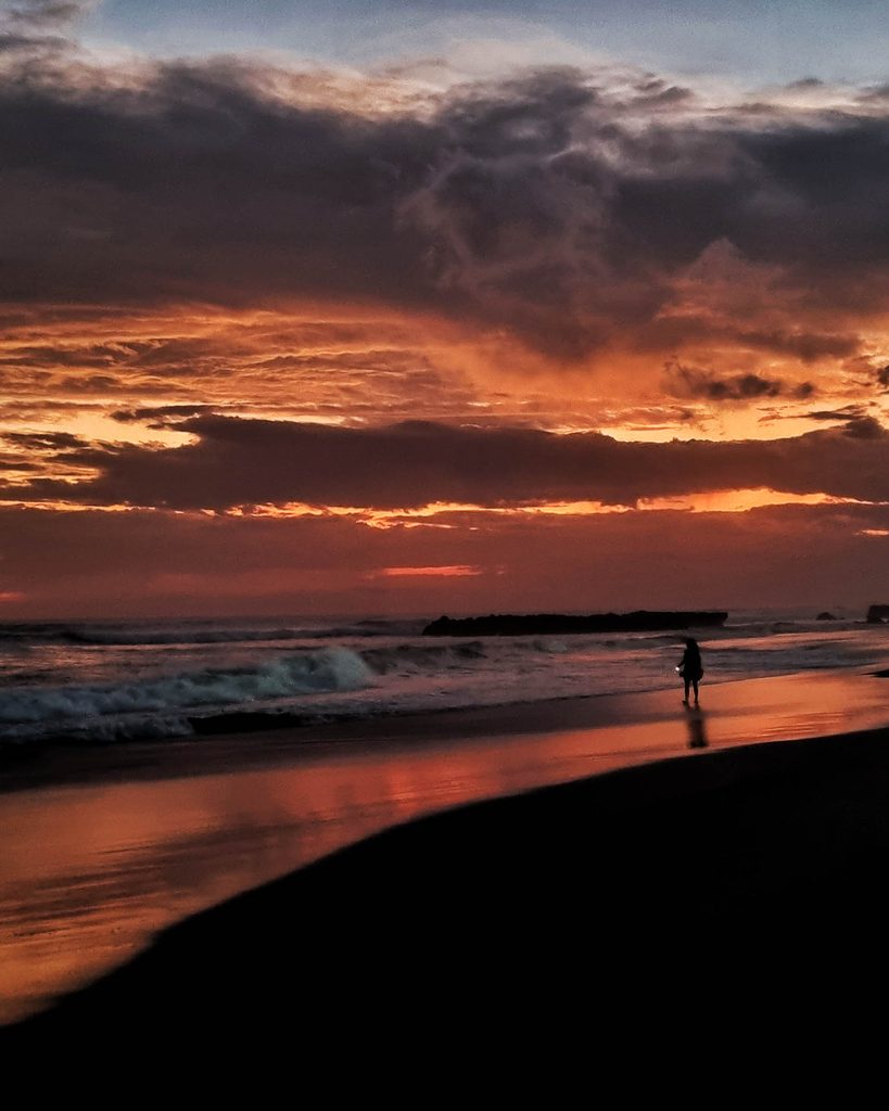 coucher de soleil sud de Bali