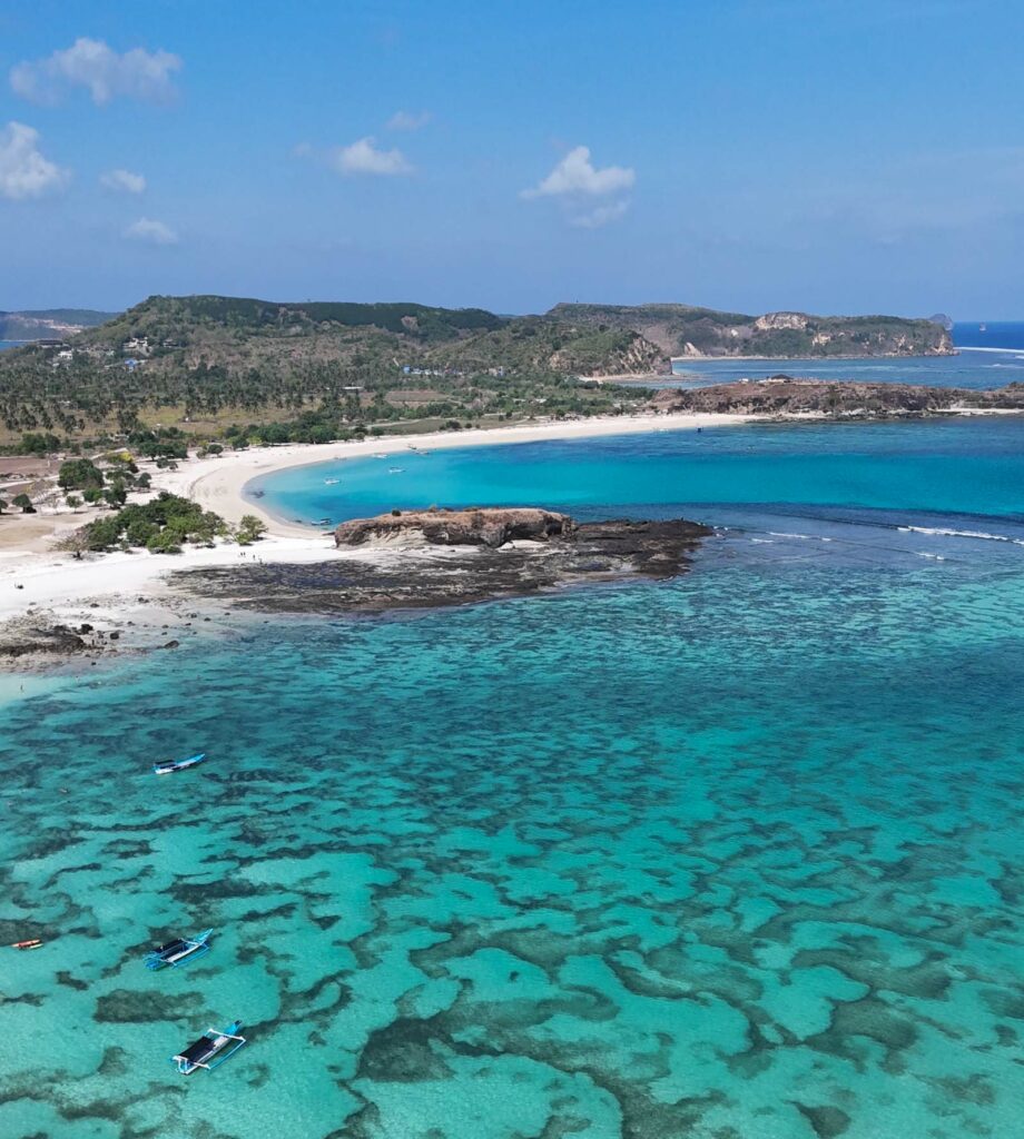 Kuta Lombok vue du ciel
