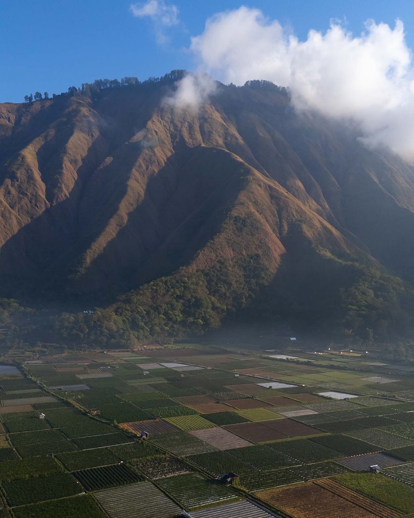 Voyage à Lombok, panorama Bukit Selong au sunrise