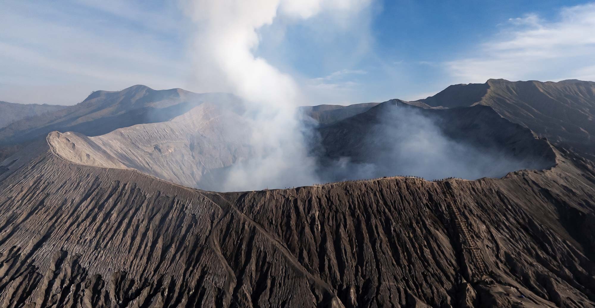 Voyage à Java cratere mont bromo