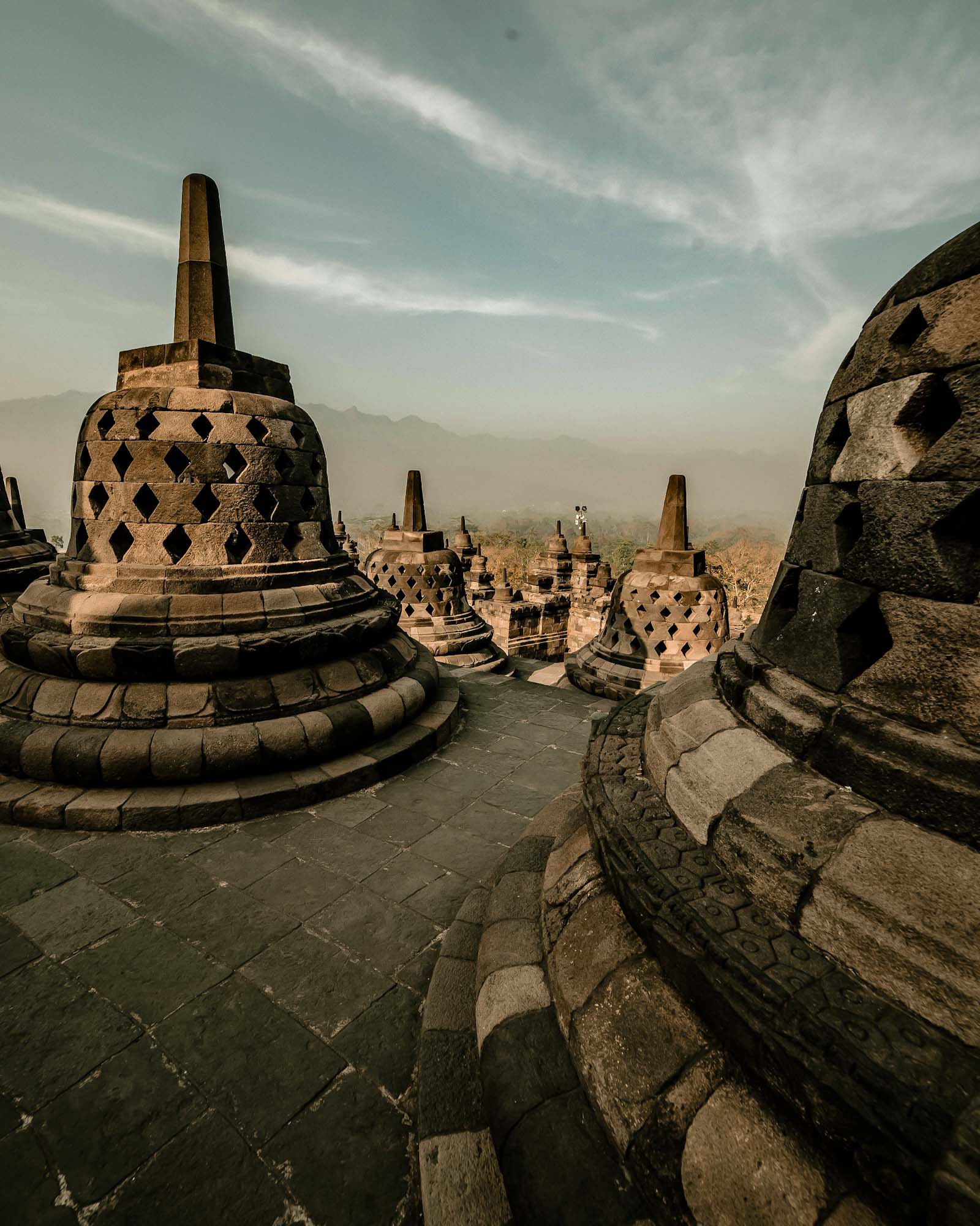Voyage à Java découverte du temple Borobudur