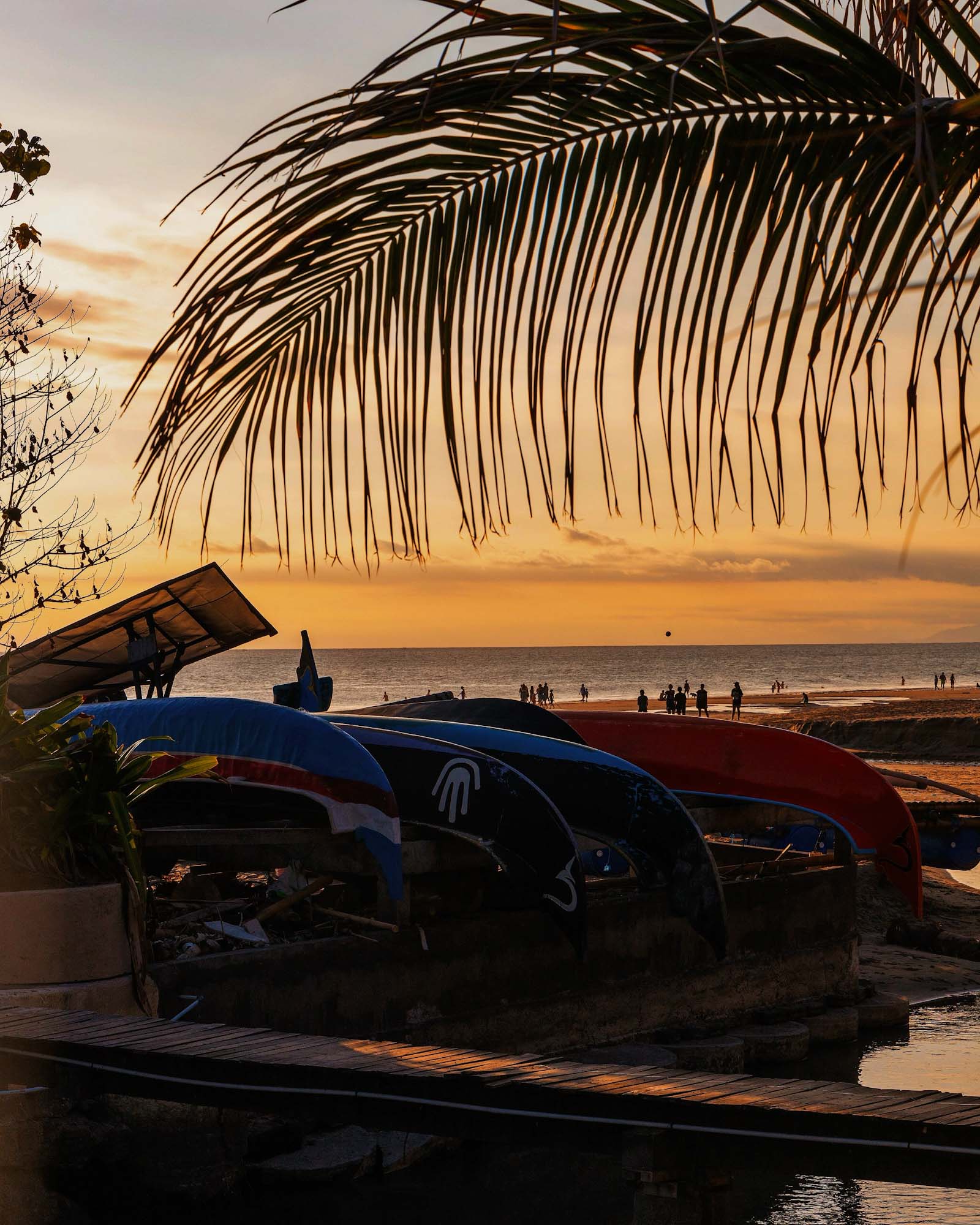 Batu Bolong au coucher de soleil, Bali