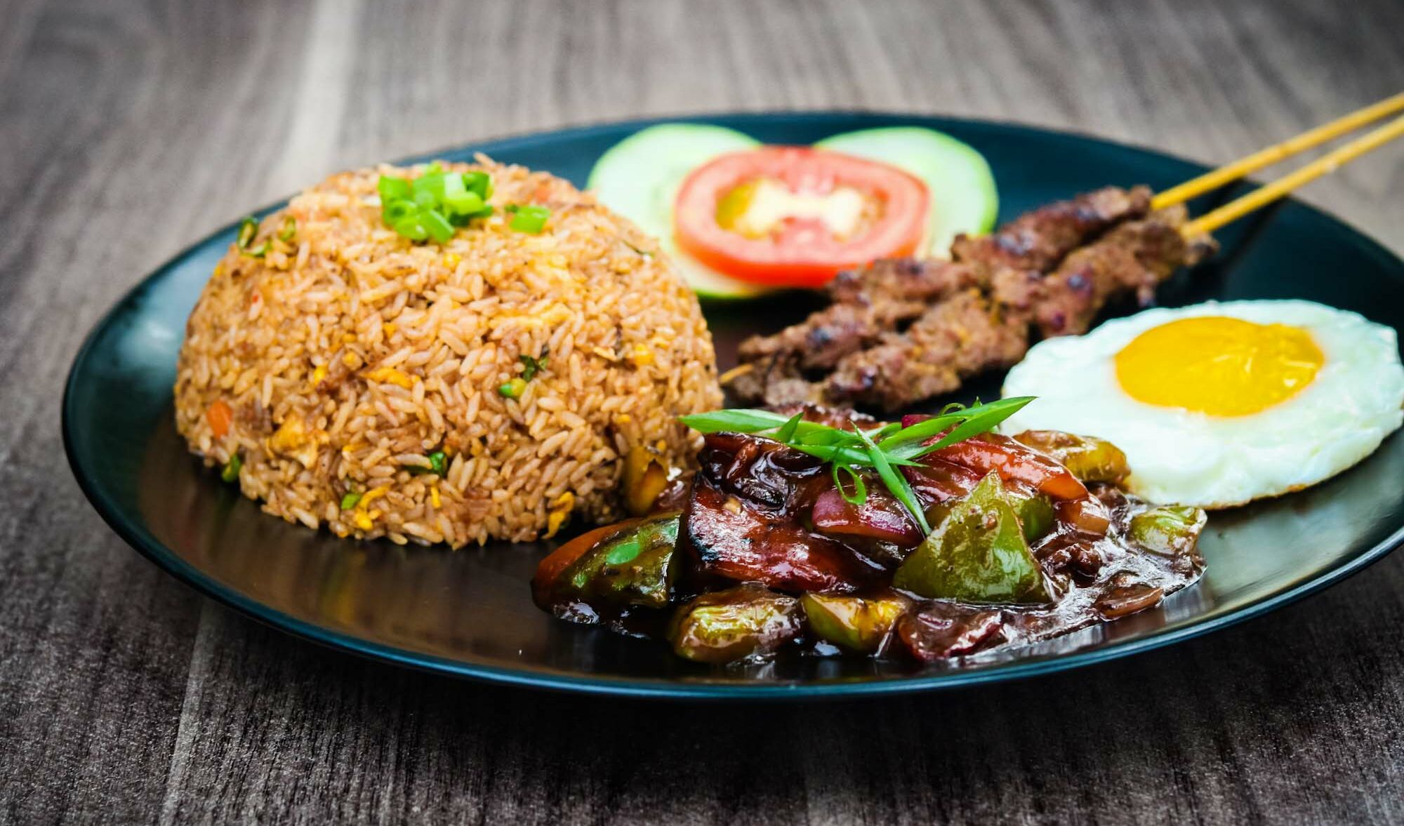 Plat de nasi goreng traditionnel balinais