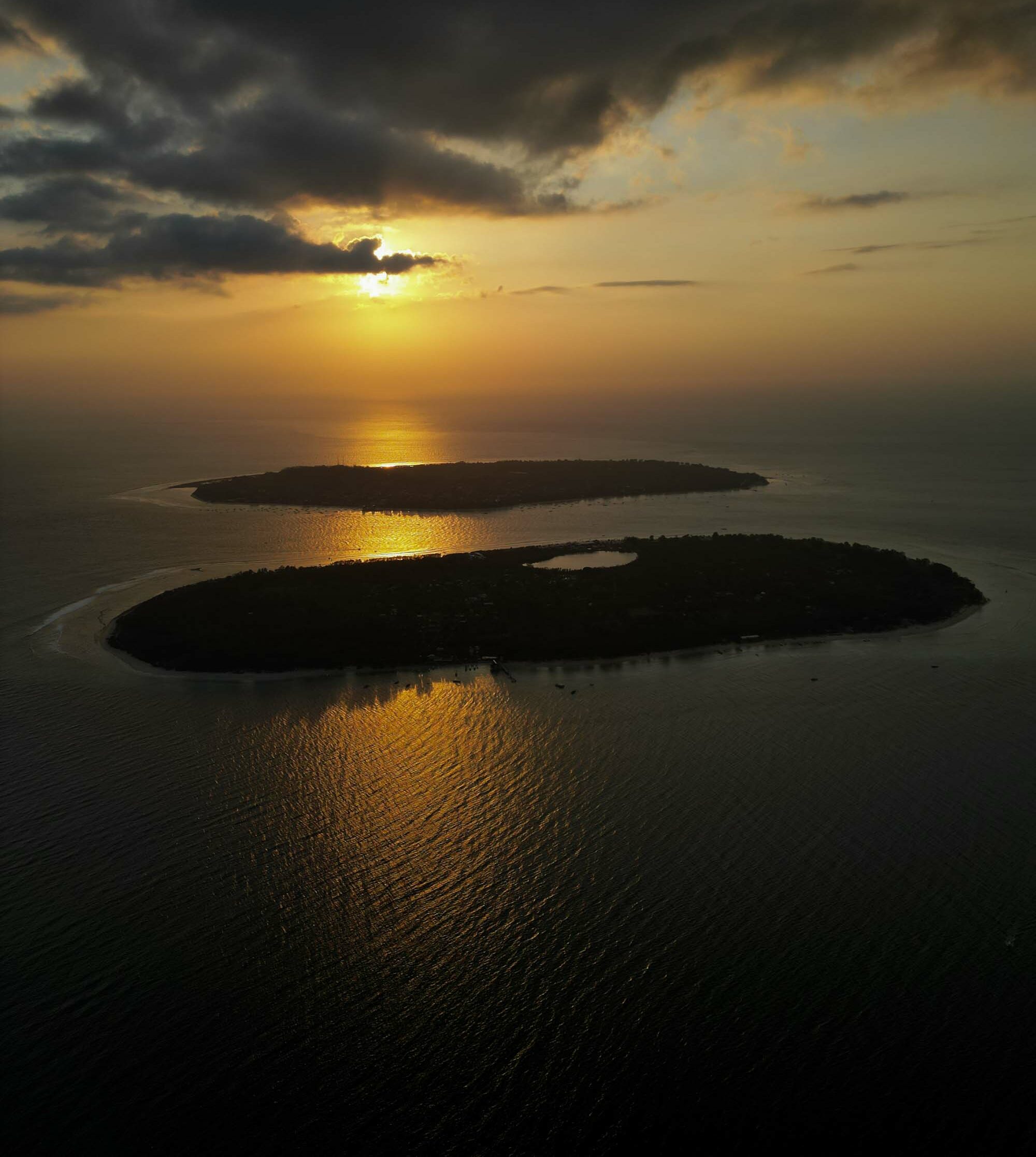 Îles Gili, coucher de soleil sur Gili Trawangan