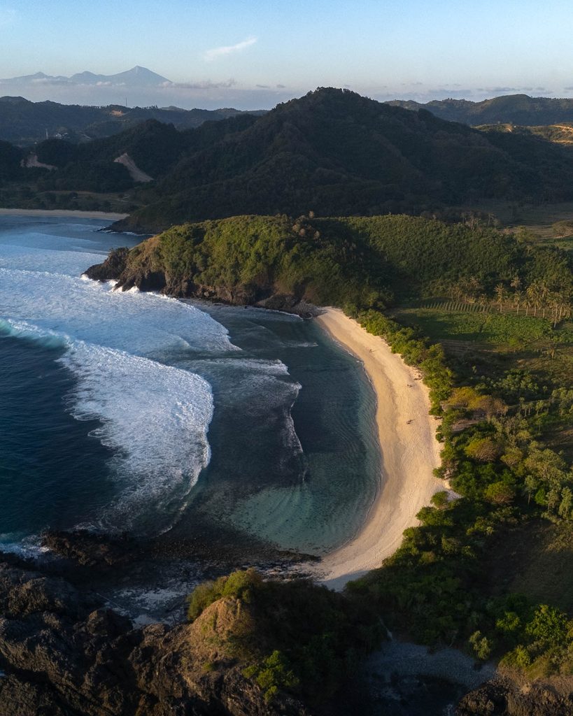 Voyage à Lombok, Semeti Beach vue du ciel