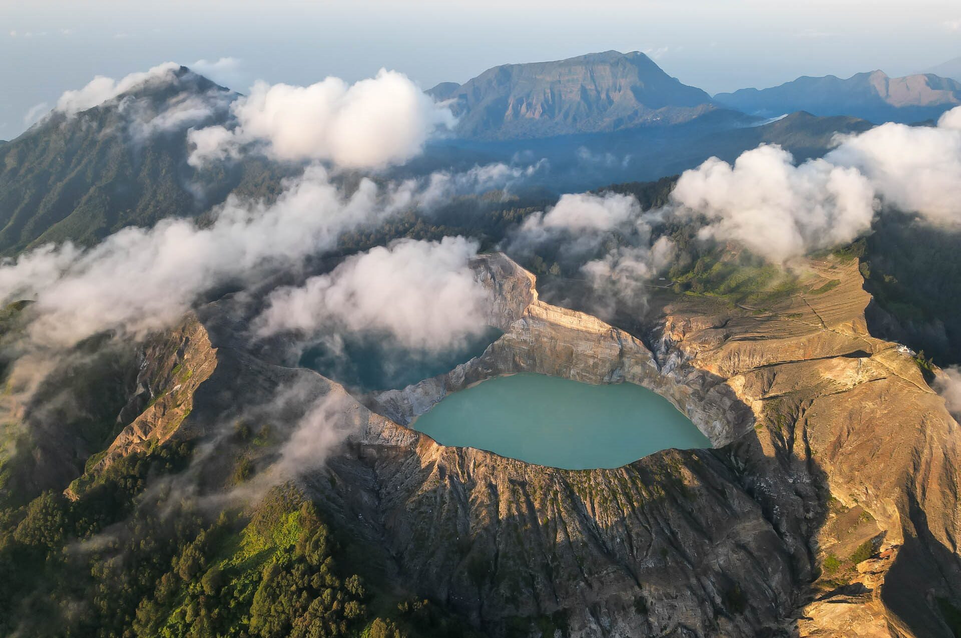Voyage en Indonésie, volcan Kelimutu à Flores